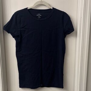 J. Crew Navy Short Sleeve Tee